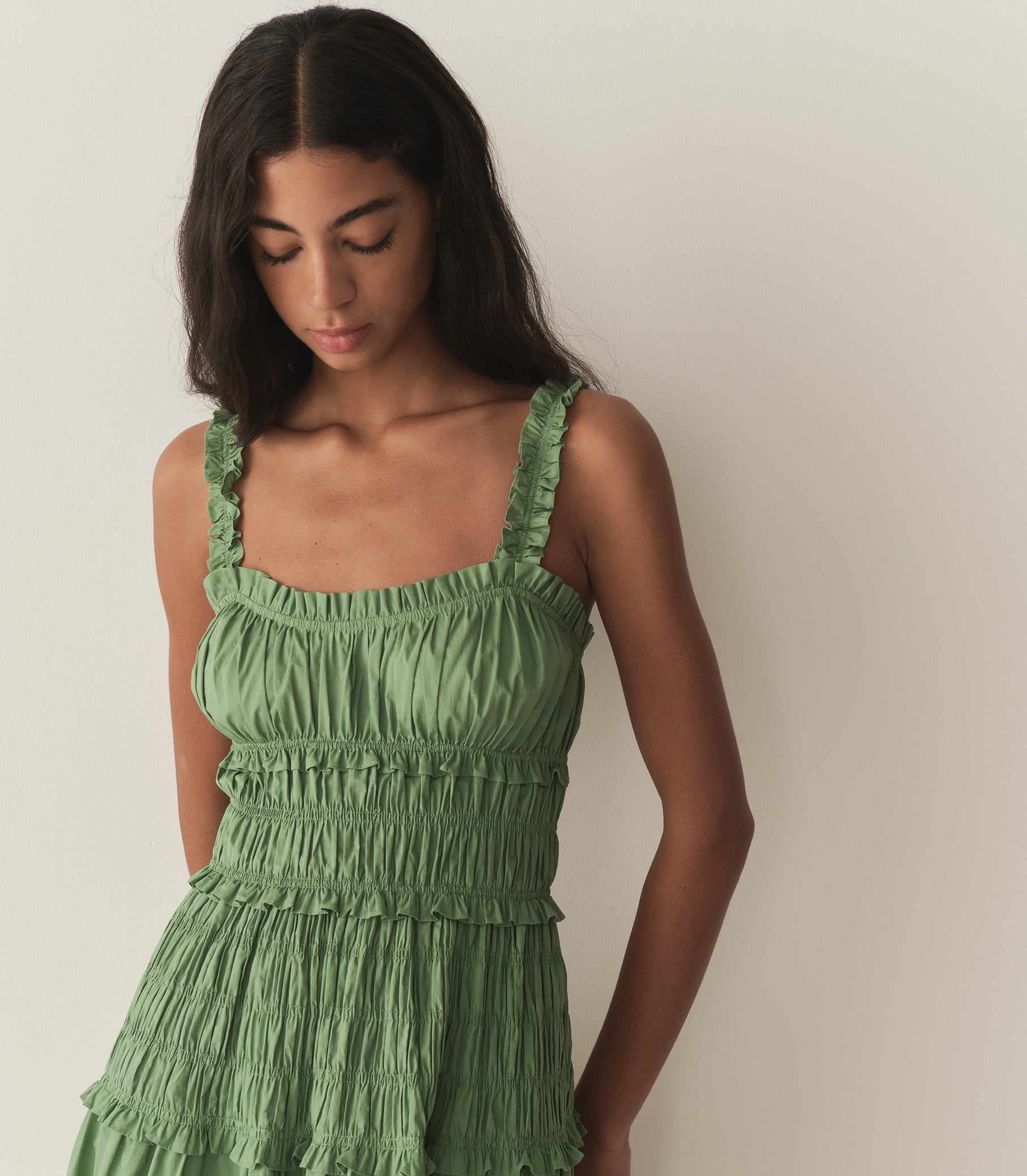DÔEN Women Marianne Dress - English Ivy
