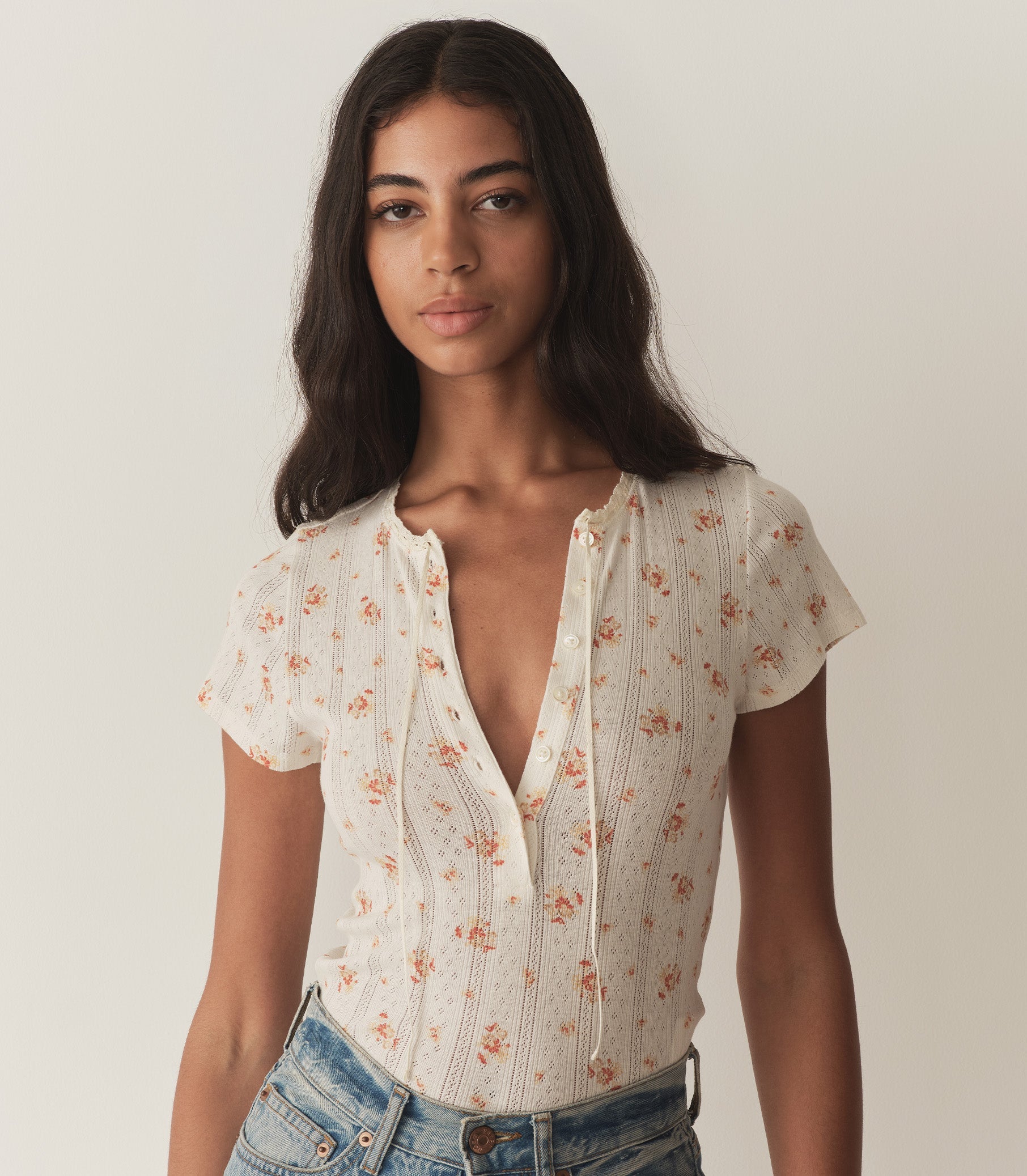 DÔEN Women Brie Tee - French Marigold
