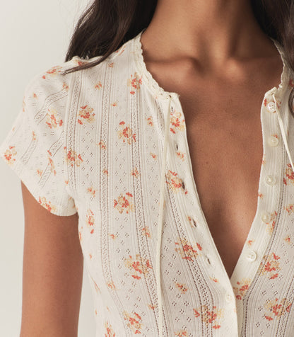 DÔEN Women Brie Tee - French Marigold
