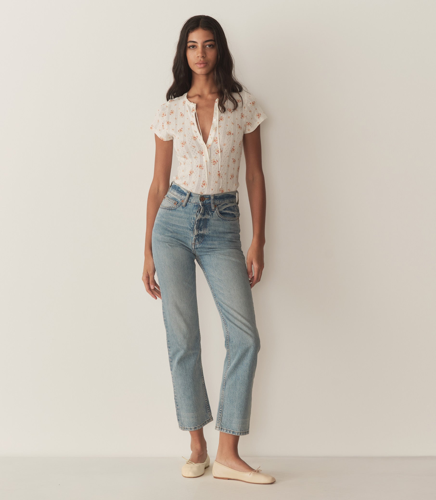 DÔEN Women Brie Tee - French Marigold