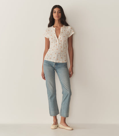 DÔEN Women Brie Tee - French Marigold
