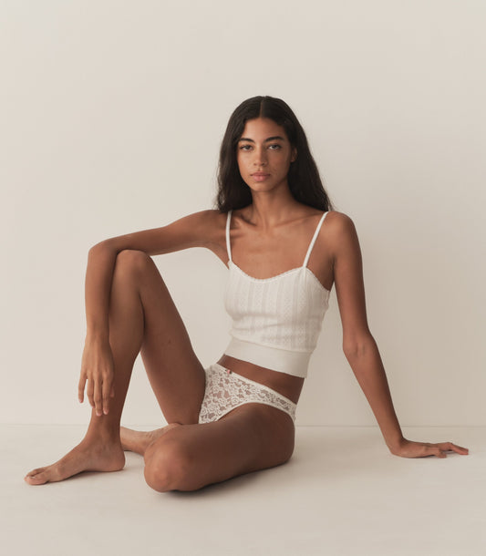 DÔEN Women Maria Tank - Salt