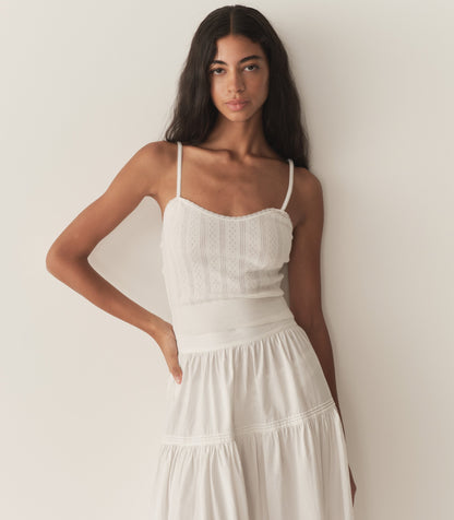DÔEN Women Maria Tank - Salt