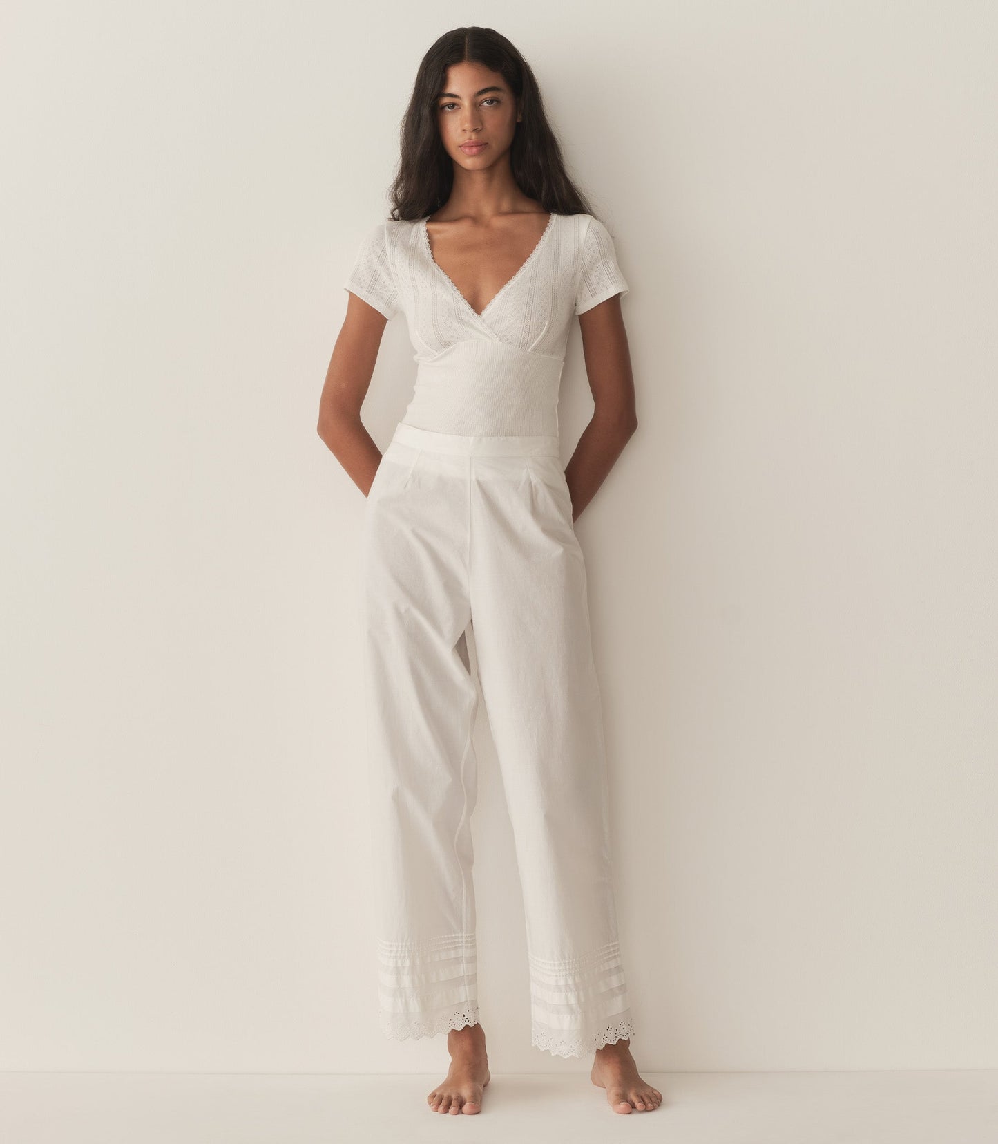 DÔEN Women Livia Tee - Salt