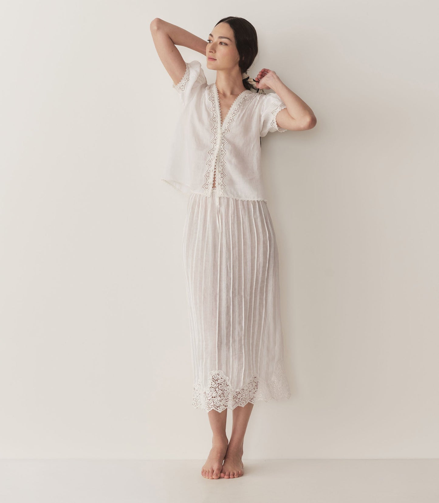 DÔEN Women Brigitta Top - Salt