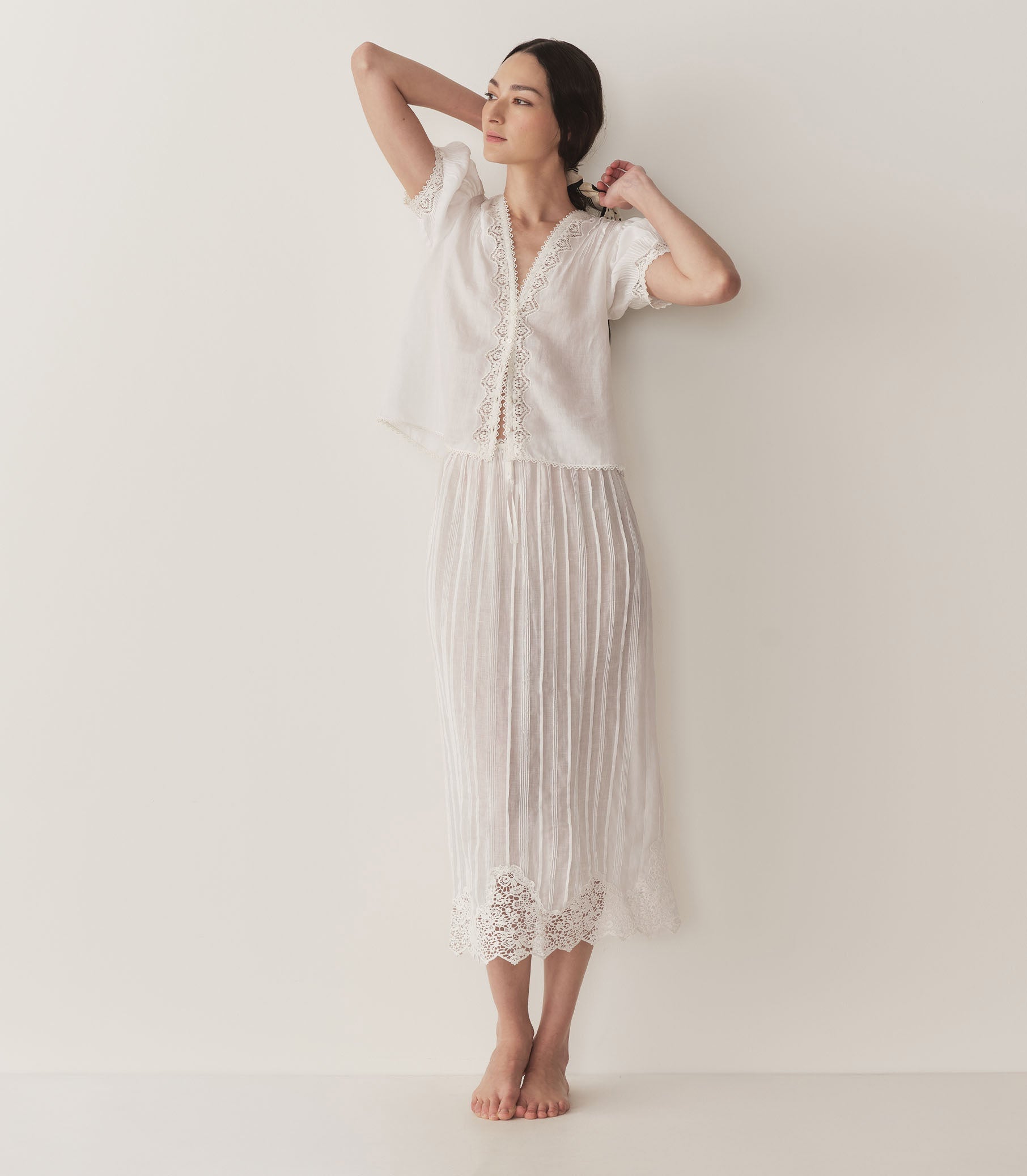 DÔEN Women Brigitta Top - Salt