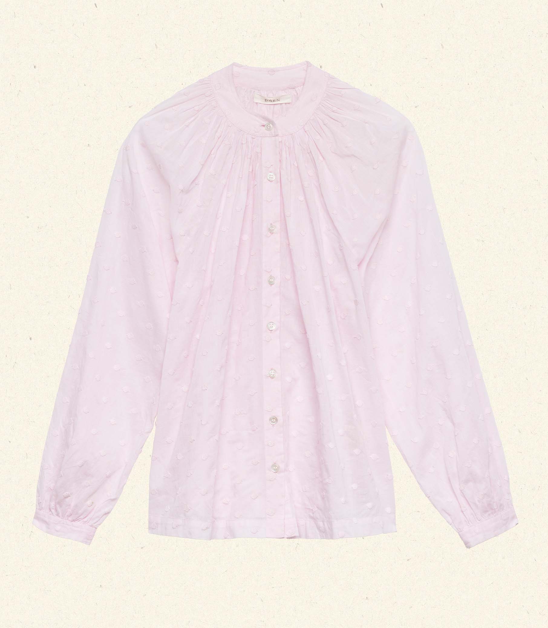 DÔEN Women Julienne Top - Soft Orchid Swiss Dot