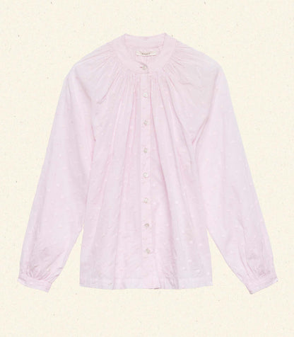 DÔEN Women Julienne Top - Soft Orchid Swiss Dot