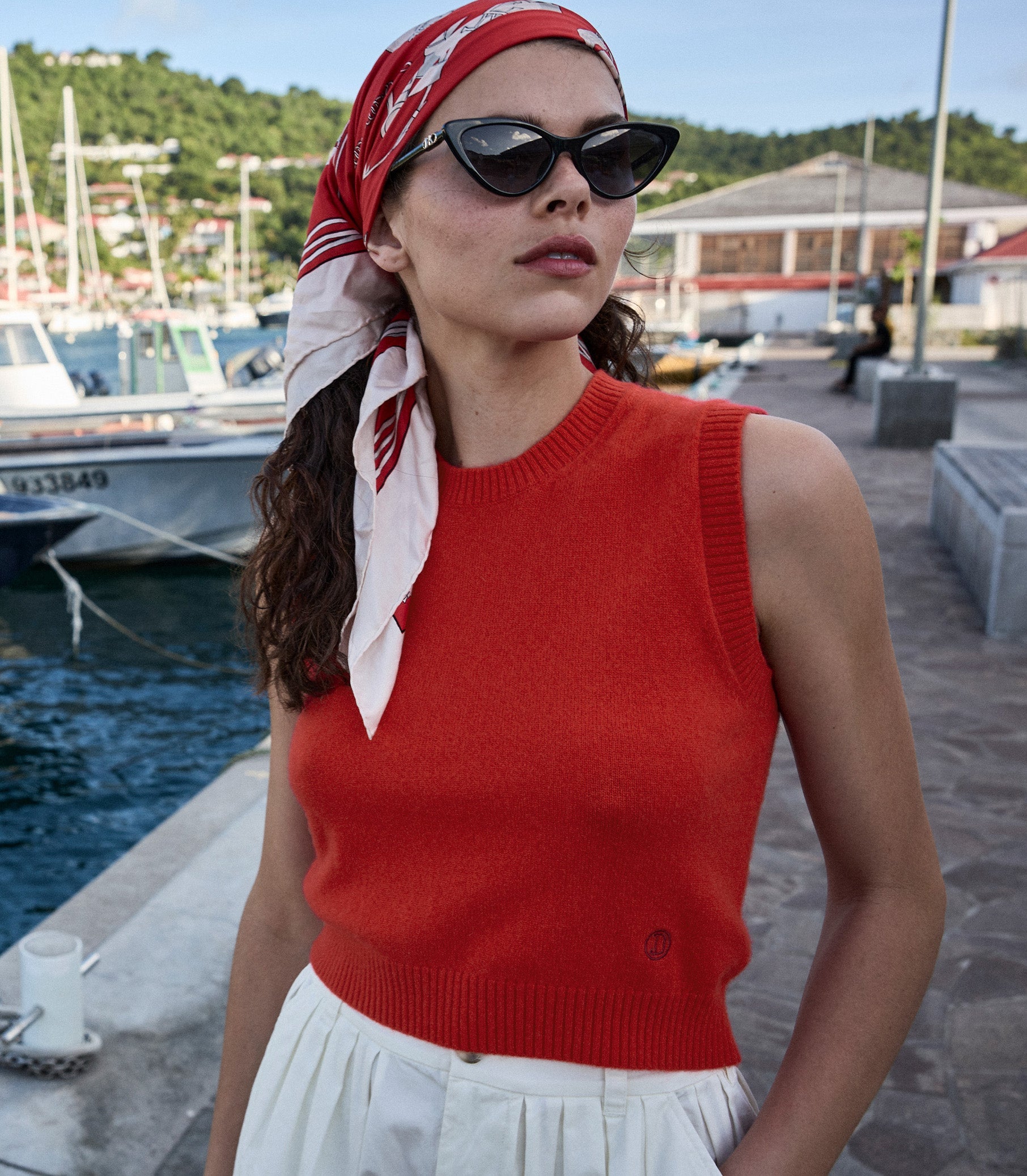 DÔEN Women Louden Top - Carmine