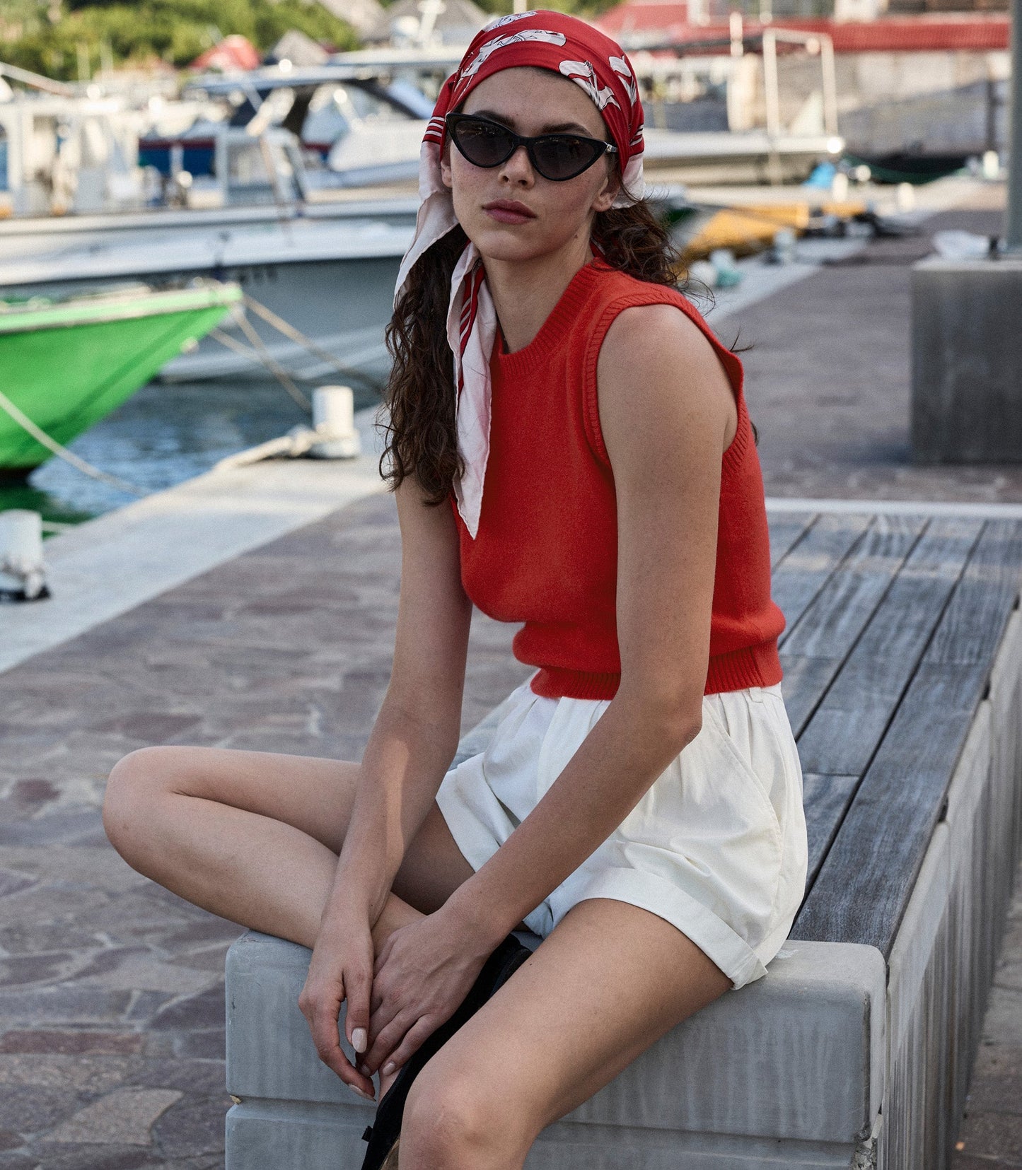 DÔEN Women Louden Top - Carmine
