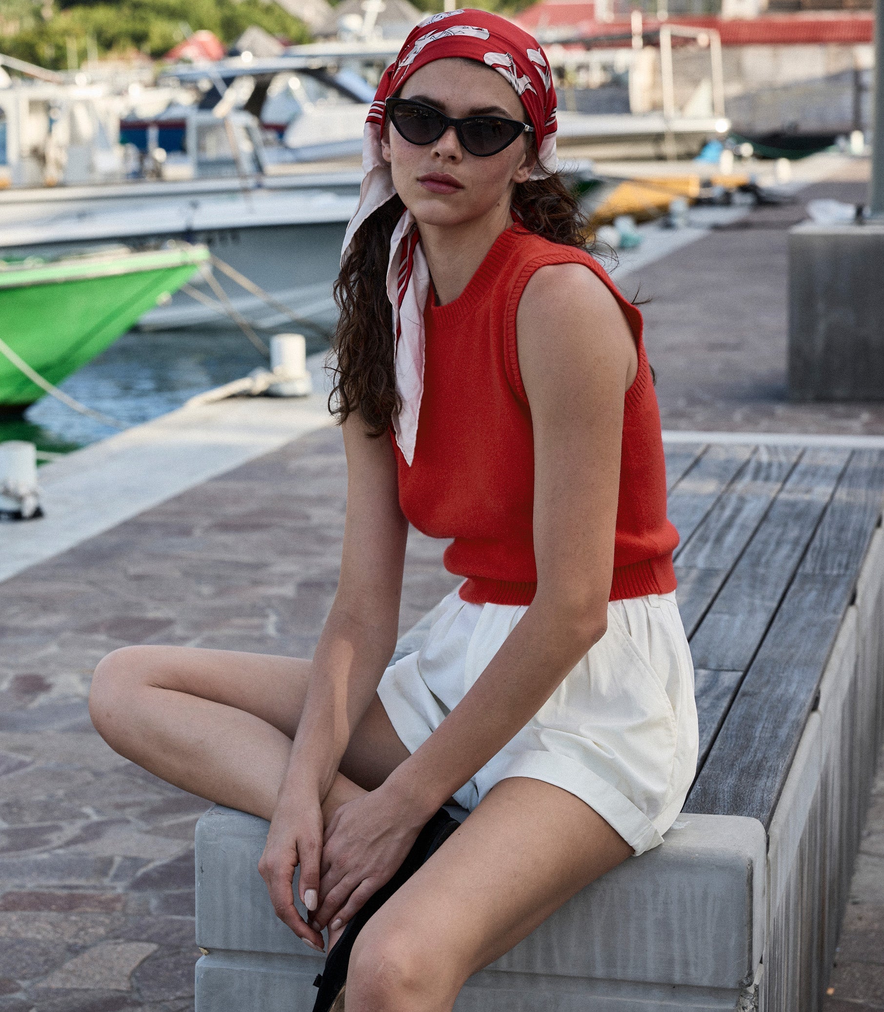 DÔEN Women Louden Top - Carmine