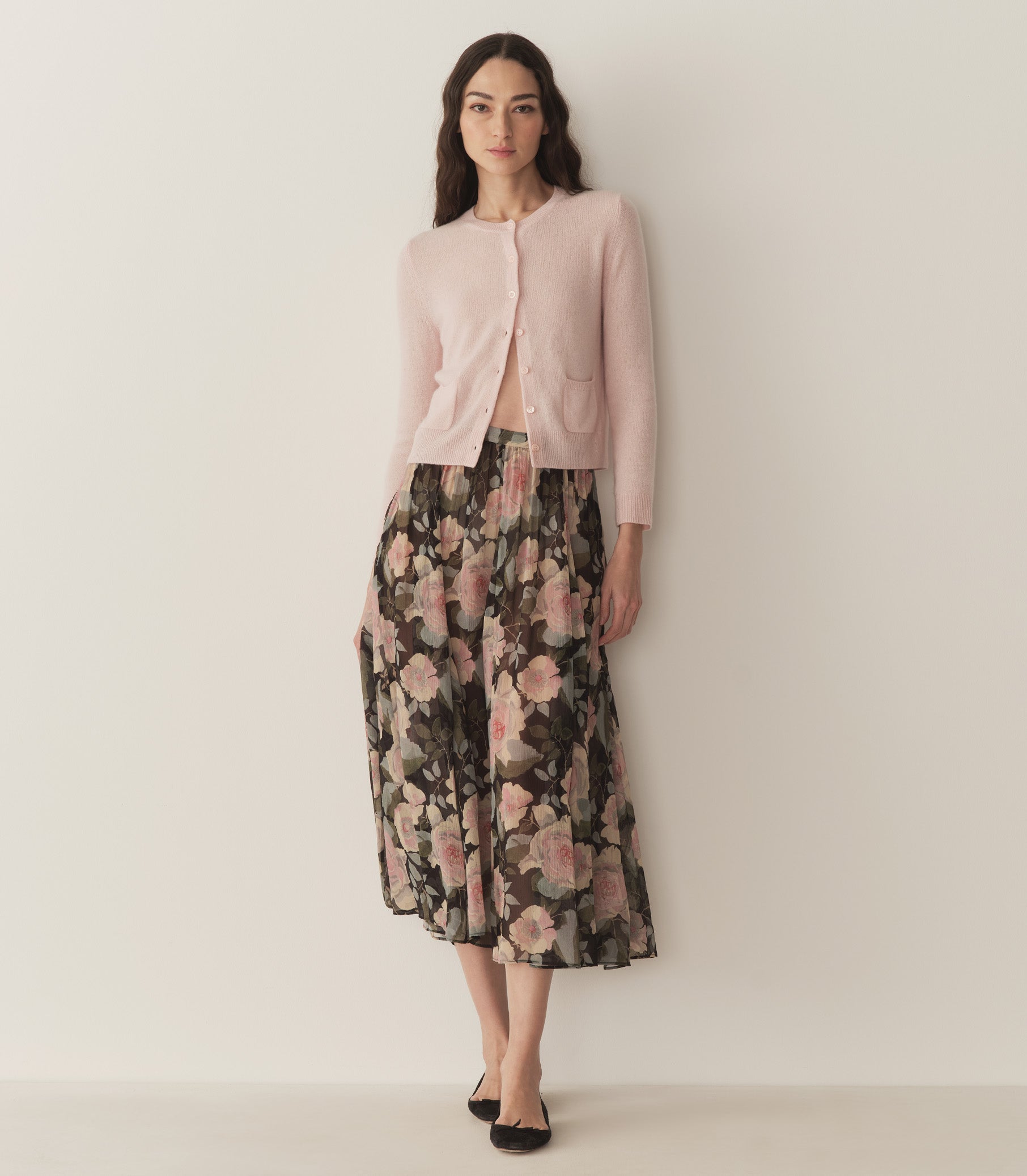 DÔEN Women Meadow Skirt - Rose Garden Floral