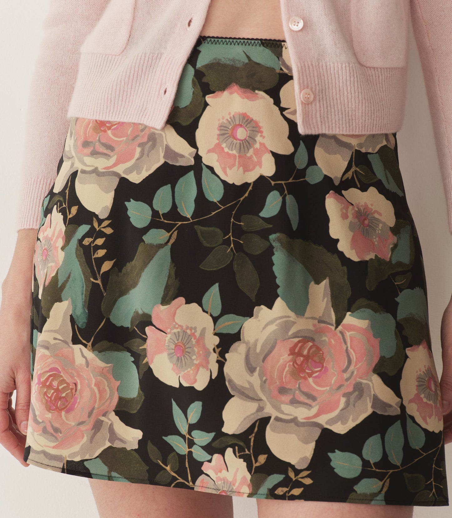 DÔEN Women Giulietta Skirt - Rose Garden Floral