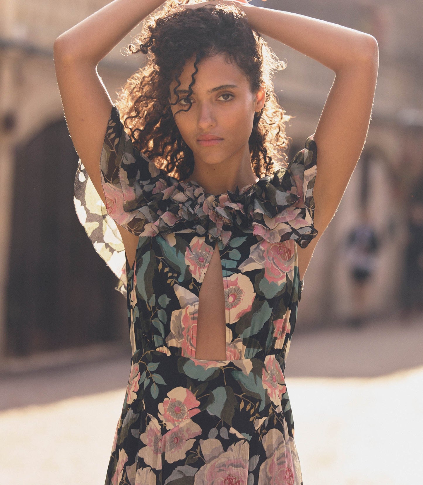 DÔEN Women Amira Dress - Rose Garden Floral