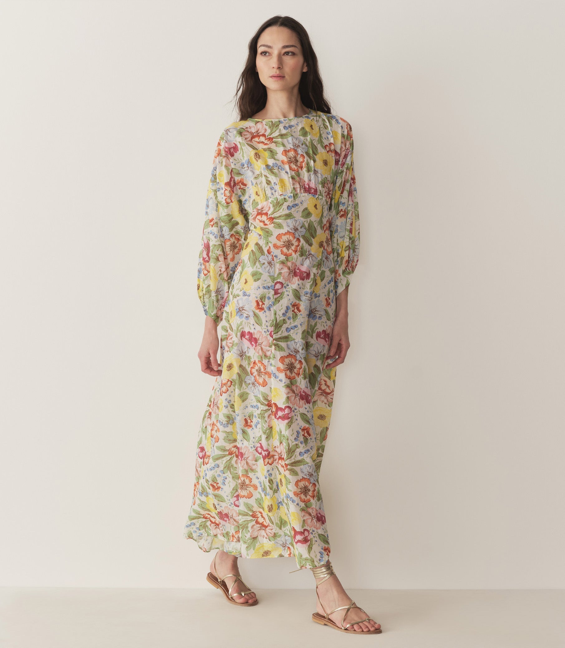 DÔEN Women Oliana Dress - Blanc Anemone Bloom