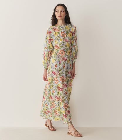 DÔEN Women Oliana Dress - Blanc Anemone Bloom