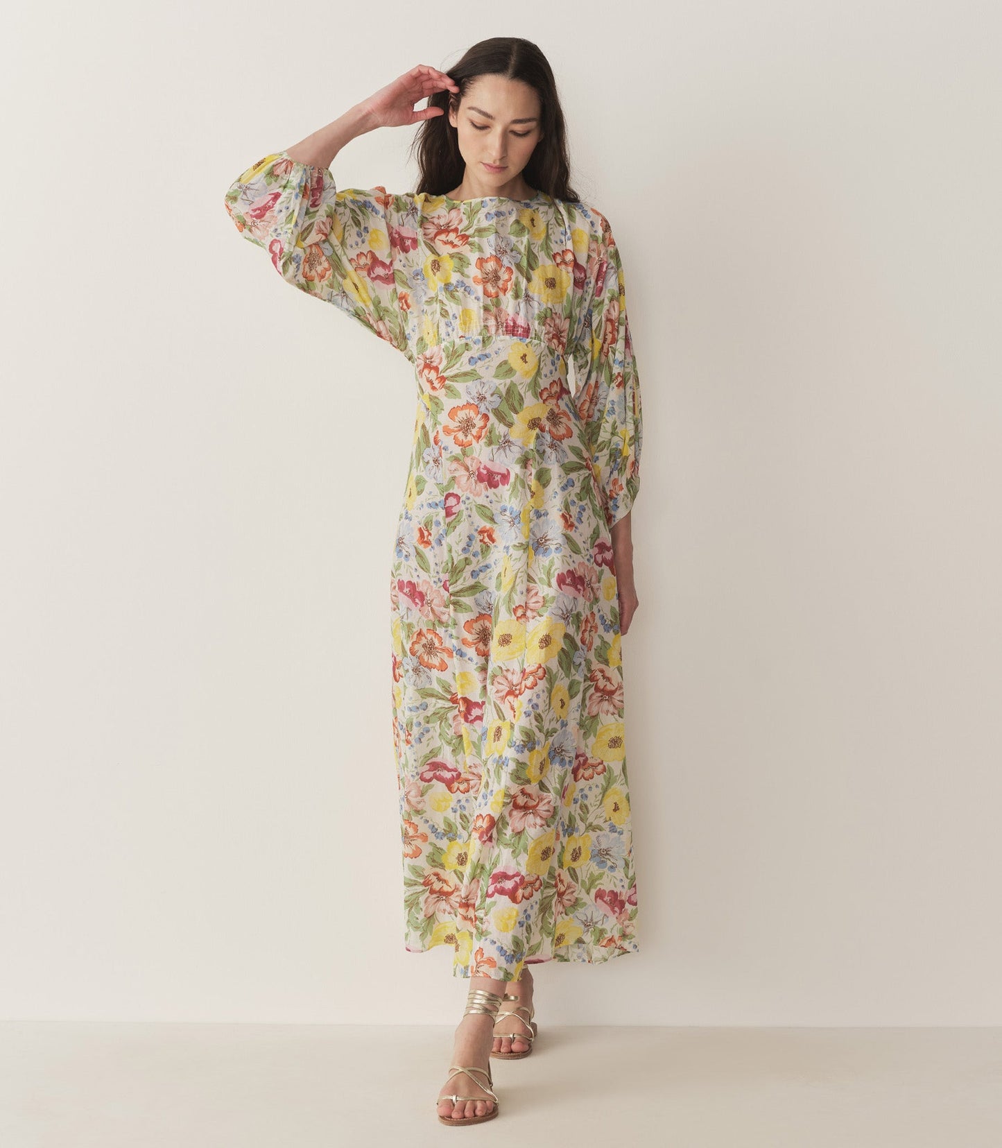 DÔEN Women Oliana Dress - Blanc Anemone Bloom