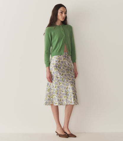 DÔEN Women Elowena Skirt - Ivory Strawberry Moon Floral