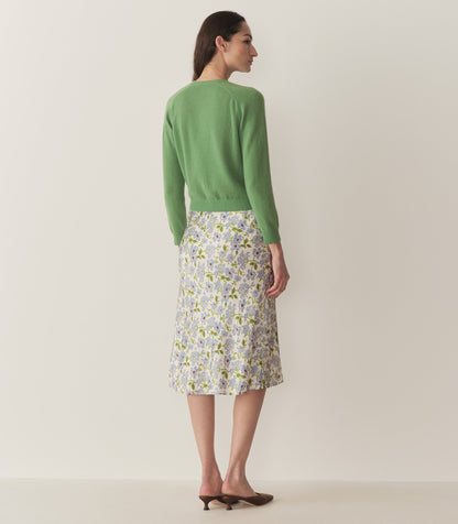 DÔEN Women Elowena Skirt - Ivory Strawberry Moon Floral