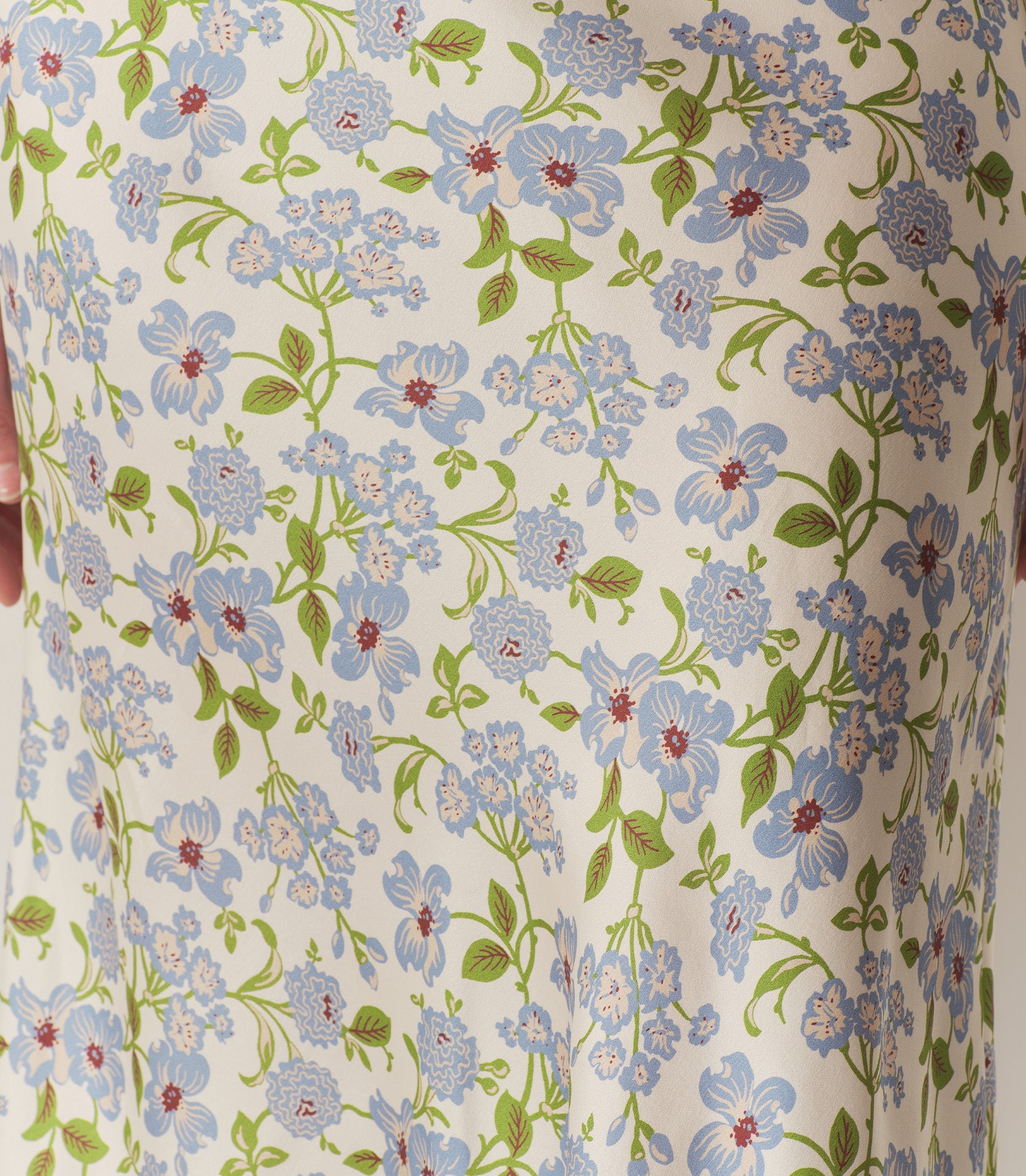 DÔEN Women Elowena Skirt - Ivory Strawberry Moon Floral