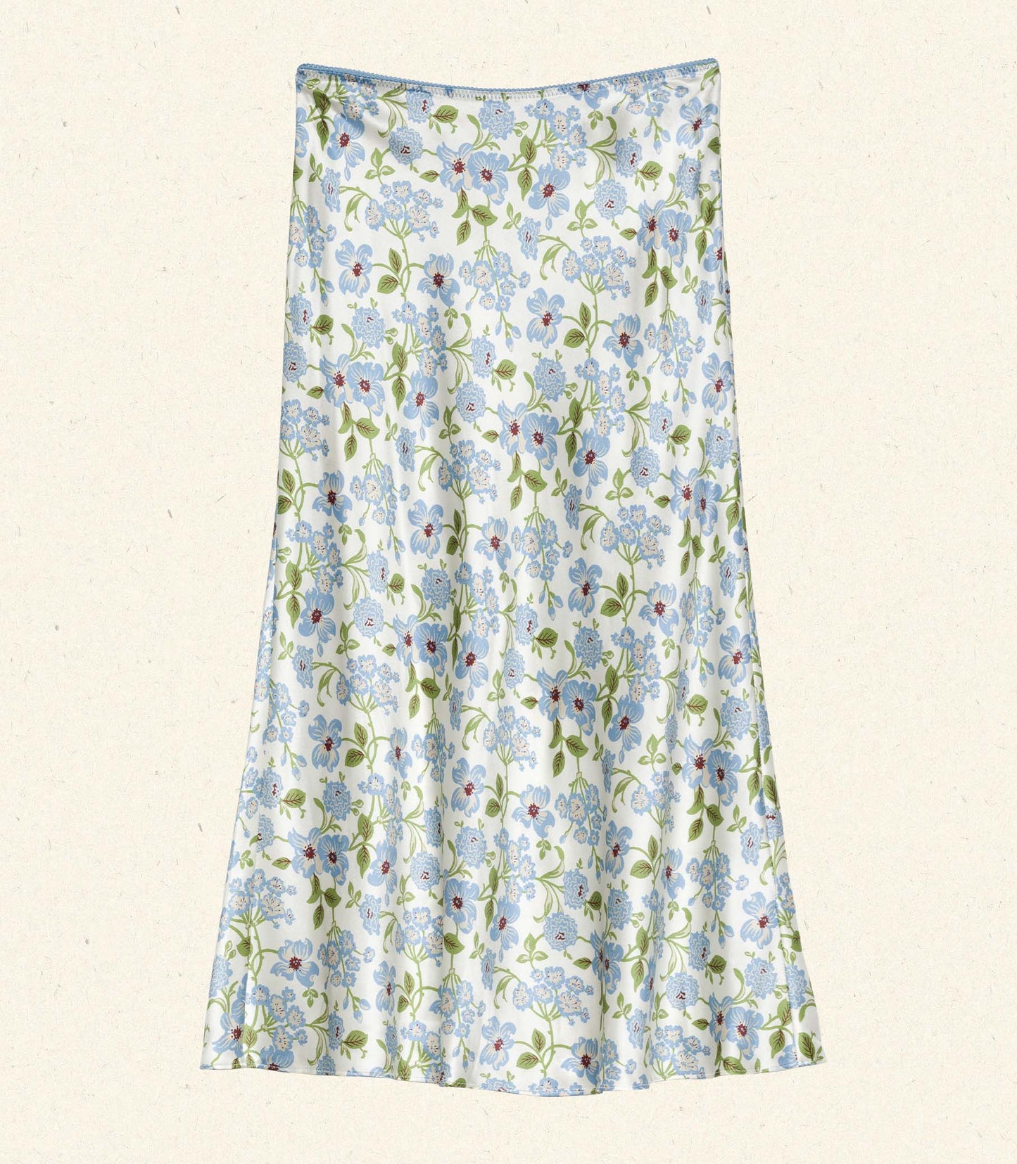 DÔEN Women Elowena Skirt - Ivory Strawberry Moon Floral