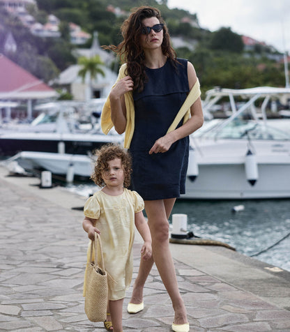 DÔEN Women Monroe Dress - Navy