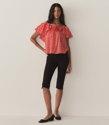 DÔEN Women Analicia Top - Sylvie Plaid