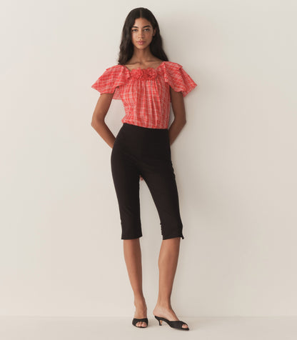 DÔEN Women Analicia Top - Sylvie Plaid