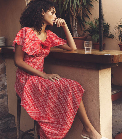 DÔEN Women Nevara Dress - Sylvie Plaid