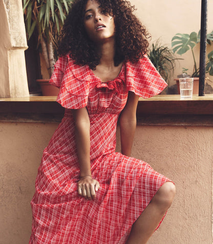 DÔEN Women Nevara Dress - Sylvie Plaid