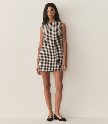 DÔEN Women Coralie Dress - Black Marilyn Gingham