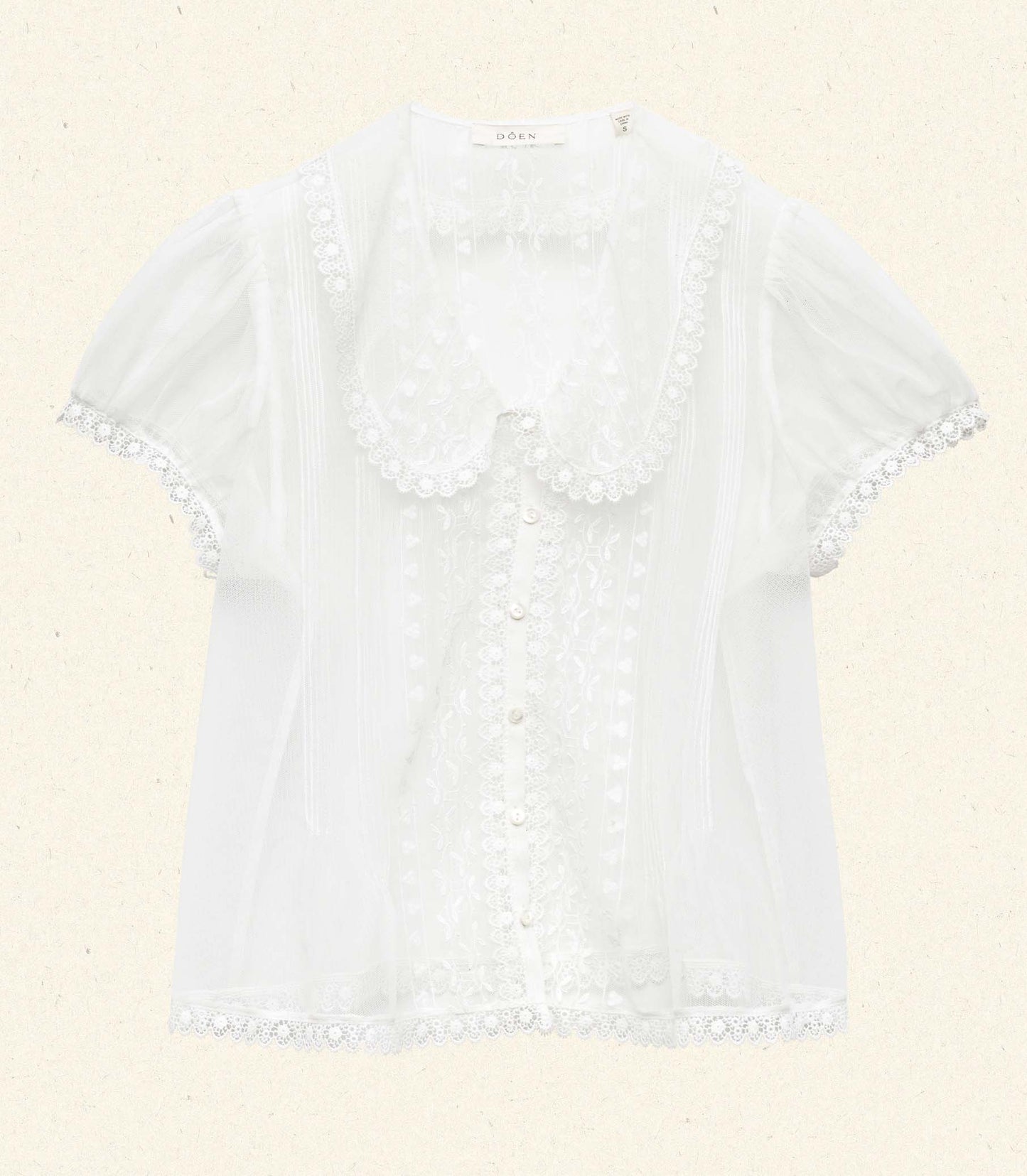 DÔEN Women Angella Top - Salt