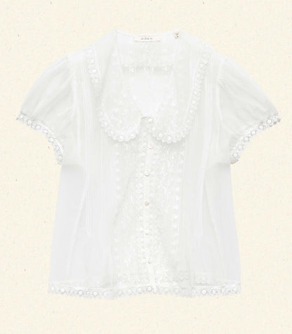 DÔEN Women Angella Top - Salt