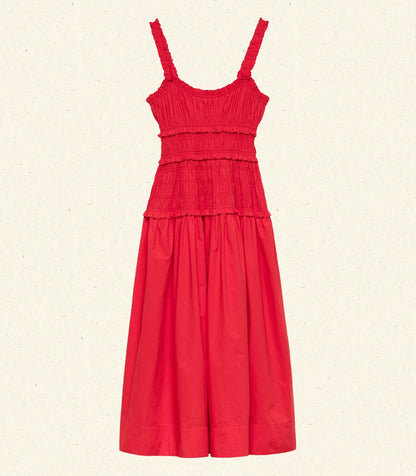 DÔEN Women Marianne Dress - Carmine