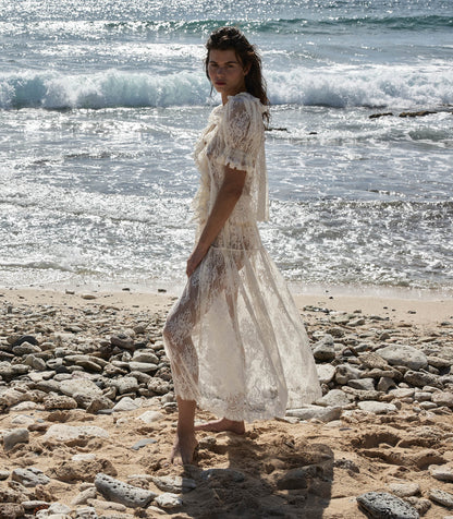 DÔEN Women Sebastiane Skirt - Sea Salt