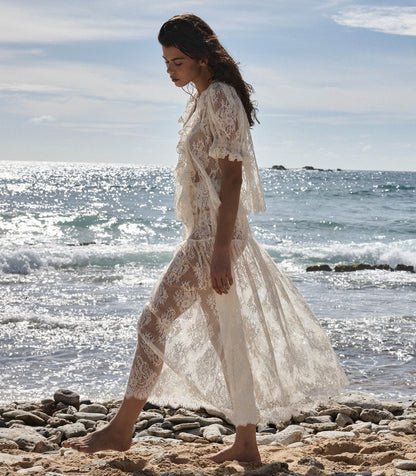 DÔEN Women Sebastiane Skirt - Sea Salt
