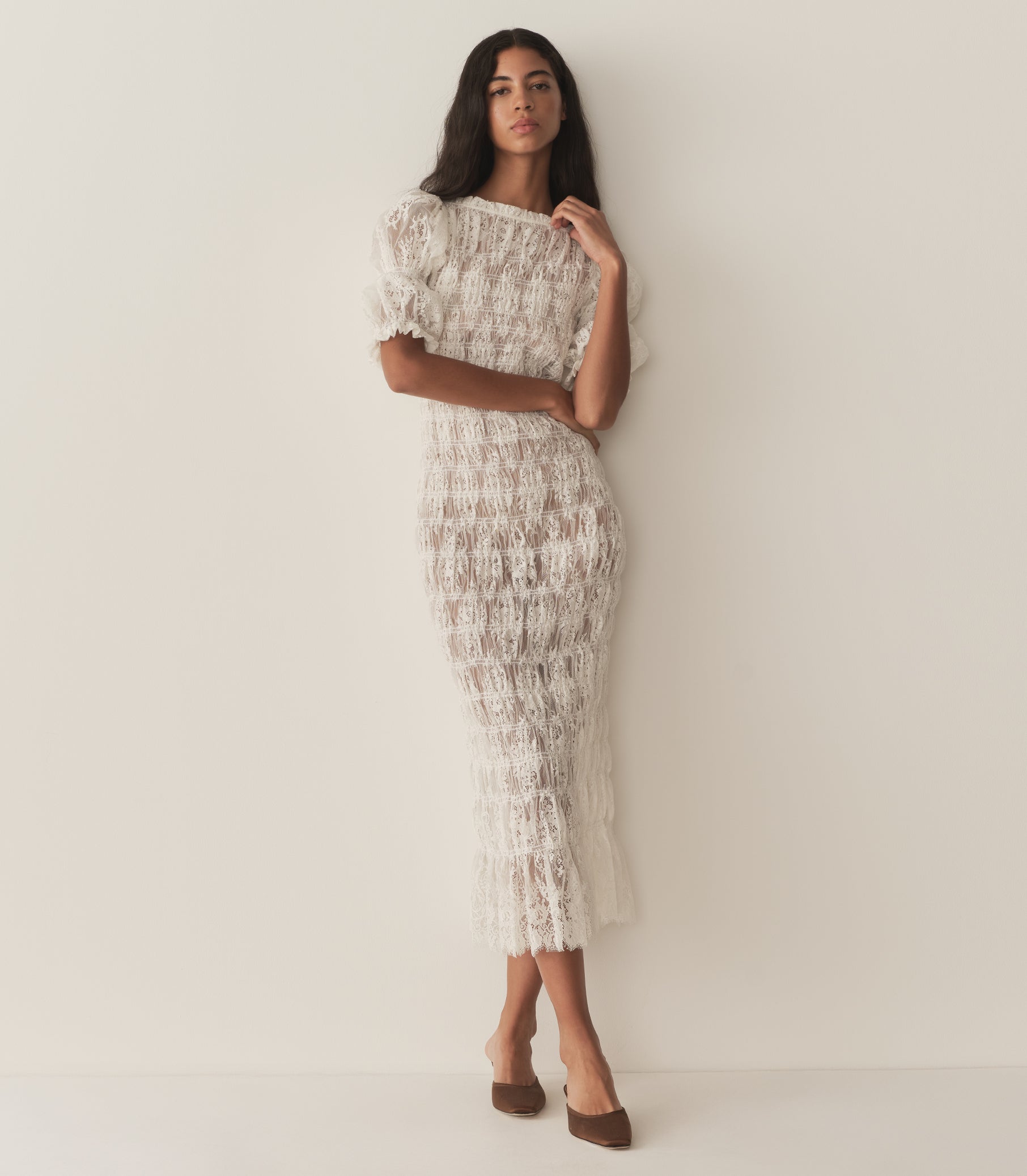 DÔEN Women Raquella Dress - Salt Lace