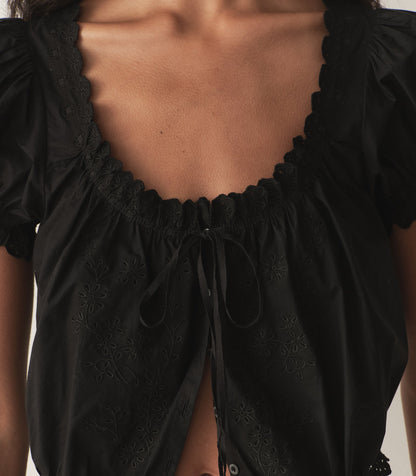 DÔEN Women Nera Top - Black