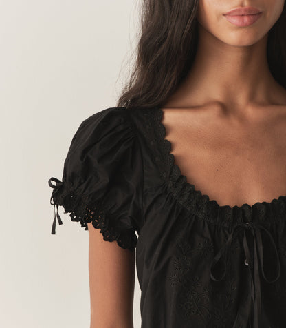 DÔEN Women Nera Top - Black