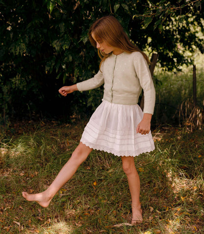 DÔEN Kids Little Sebastiane Skirt - Salt
