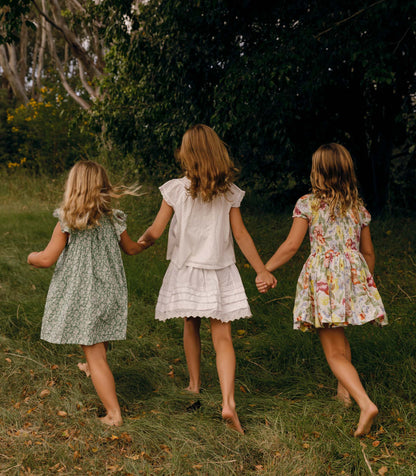 DÔEN Kids Little Sebastiane Skirt - Salt