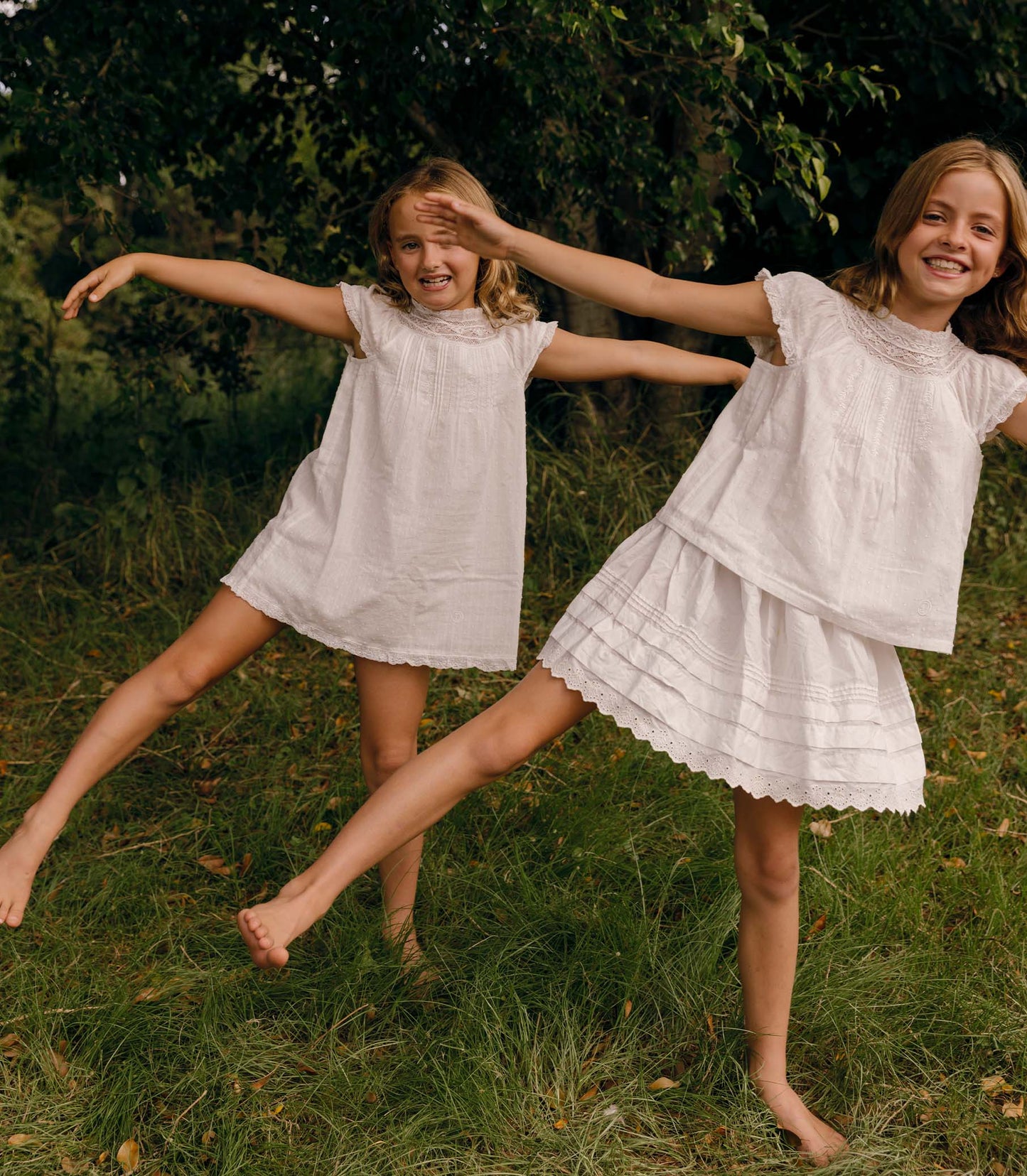 DÔEN Kids Little Sebastiane Skirt - Salt