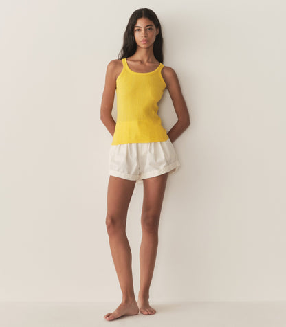 DÔEN Women Seine Cashmere Tank - Citrus