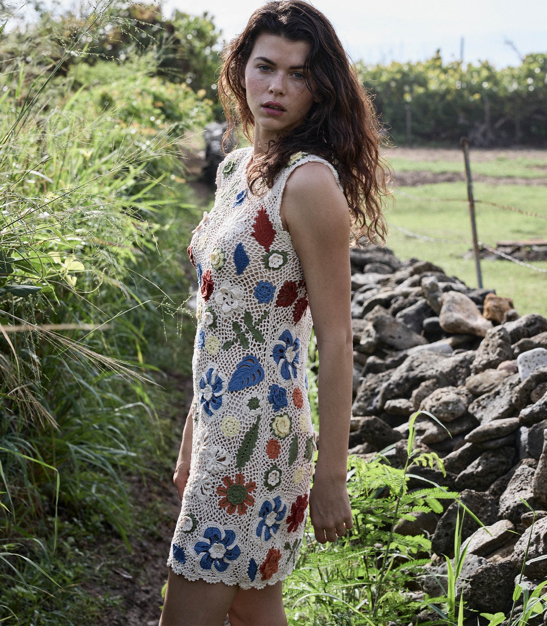 DÔEN Women Annalisa Dress - Cream Multi