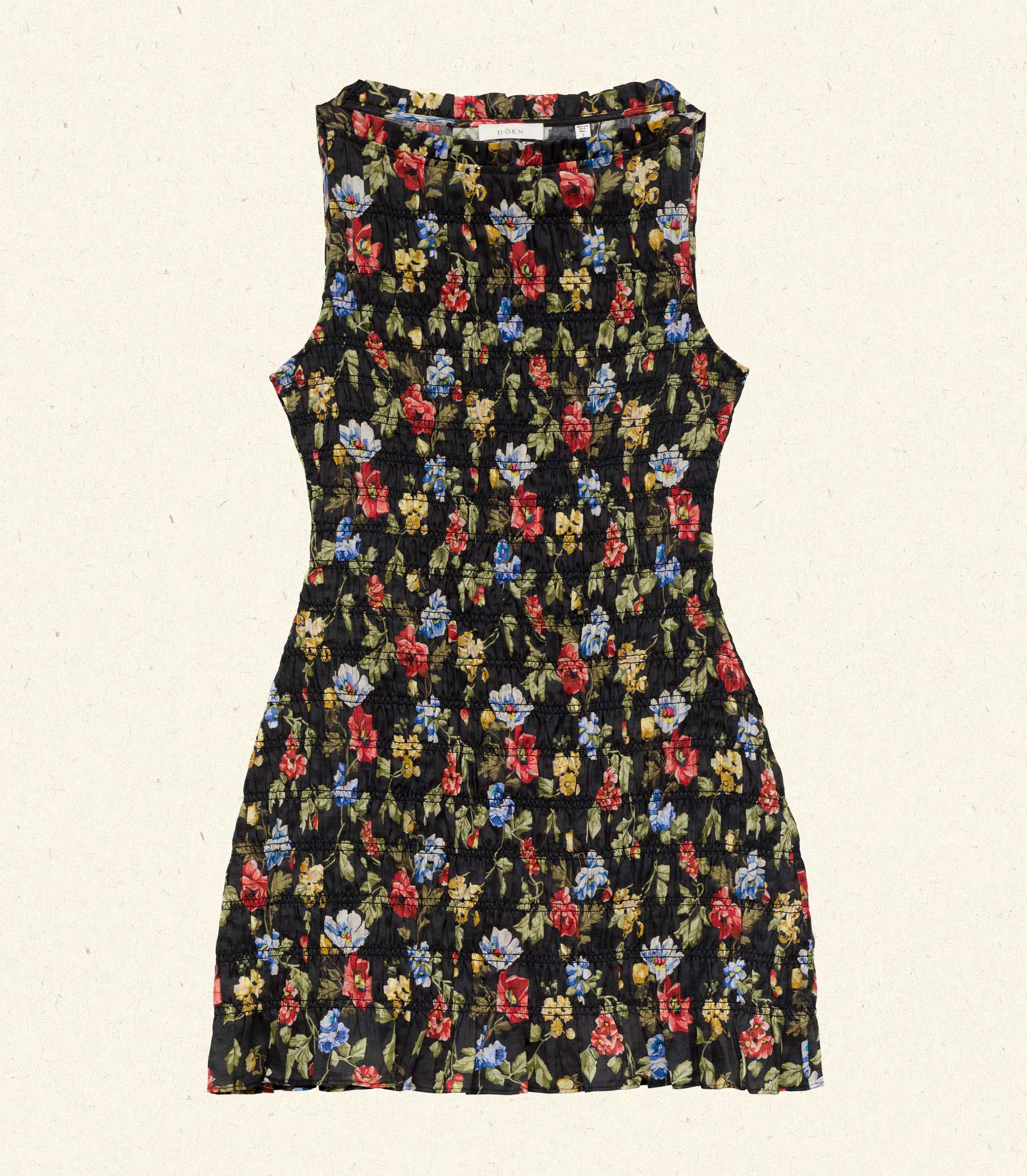 DÔEN Women Gianna Dress - Noir Wild Rose