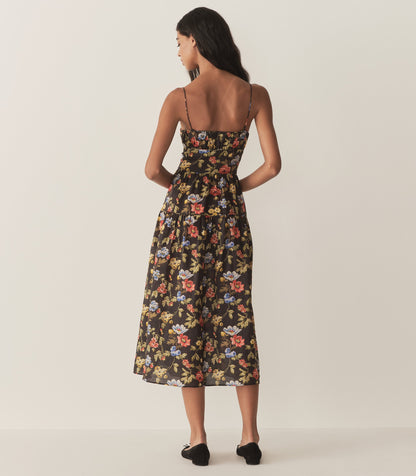 DÔEN Women Benoit Dress - Noir Wild Rose