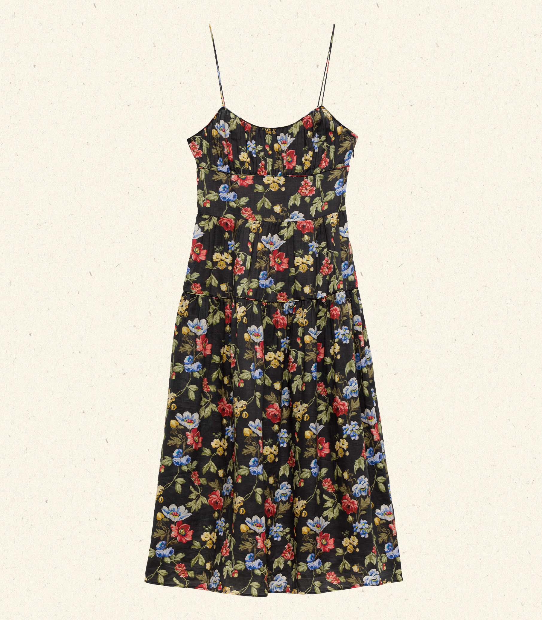 DÔEN Women Benoit Dress - Noir Wild Rose