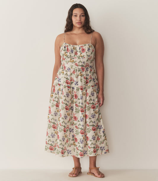 DÔEN Women Benoit Dress - Ivory Wild Rose