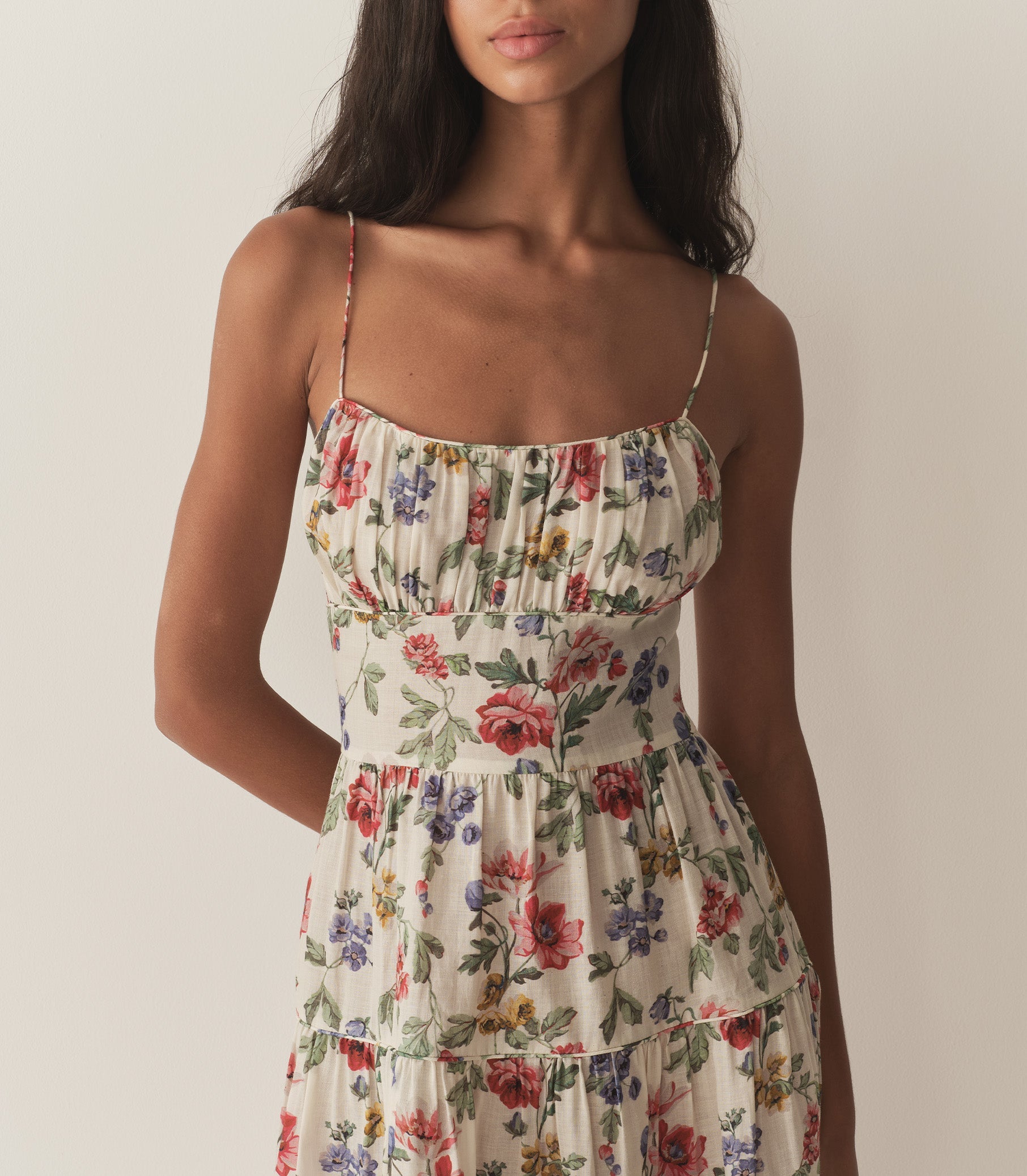 DÔEN Women Benoit Dress - Ivory Wild Rose