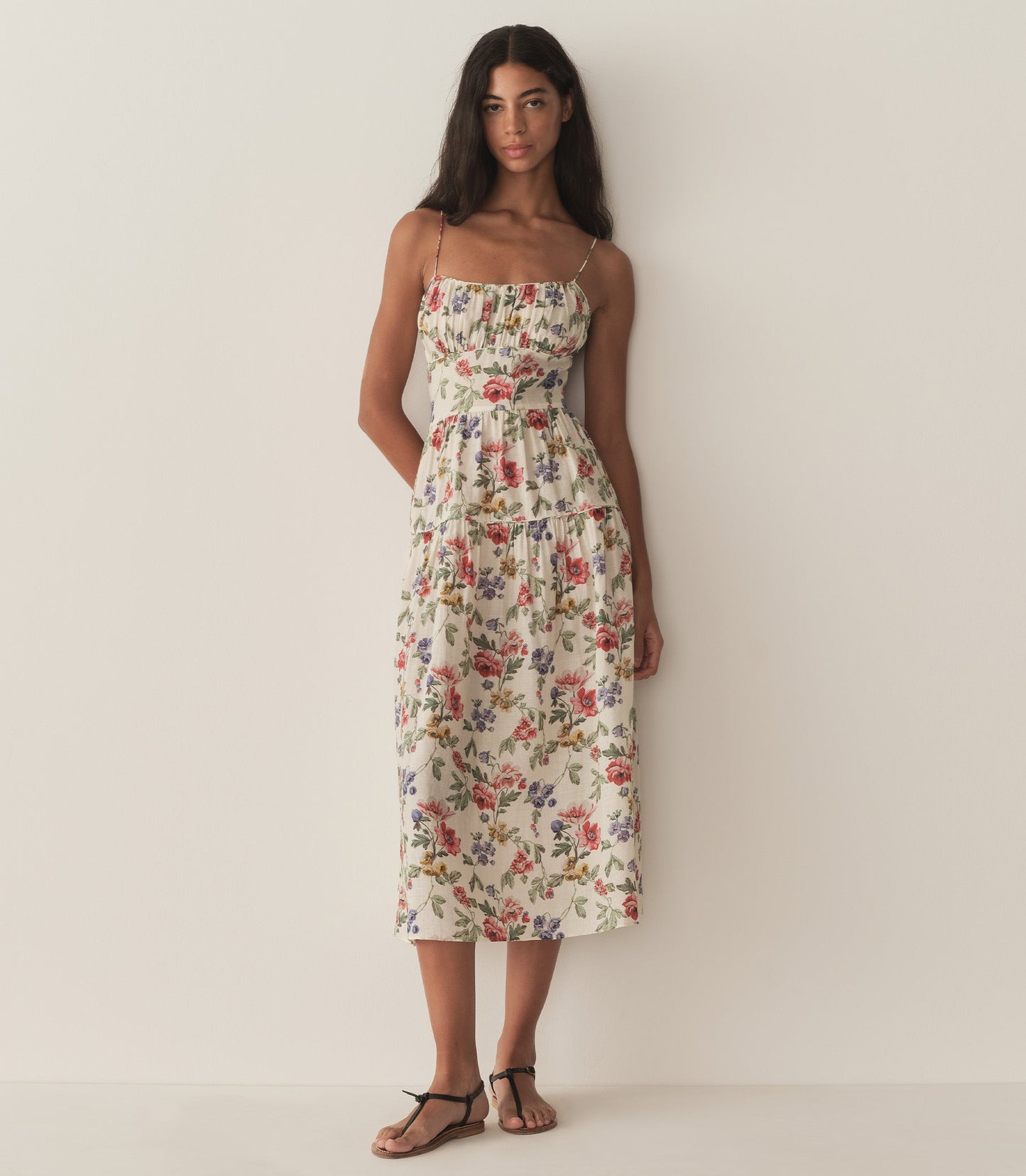 DÔEN Women Benoit Dress - Ivory Wild Rose